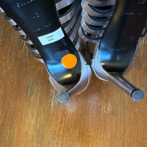 Proenza Schouler Women's Metallic Spartan High Heels Shoes Size 40 - Picture 8 of 12